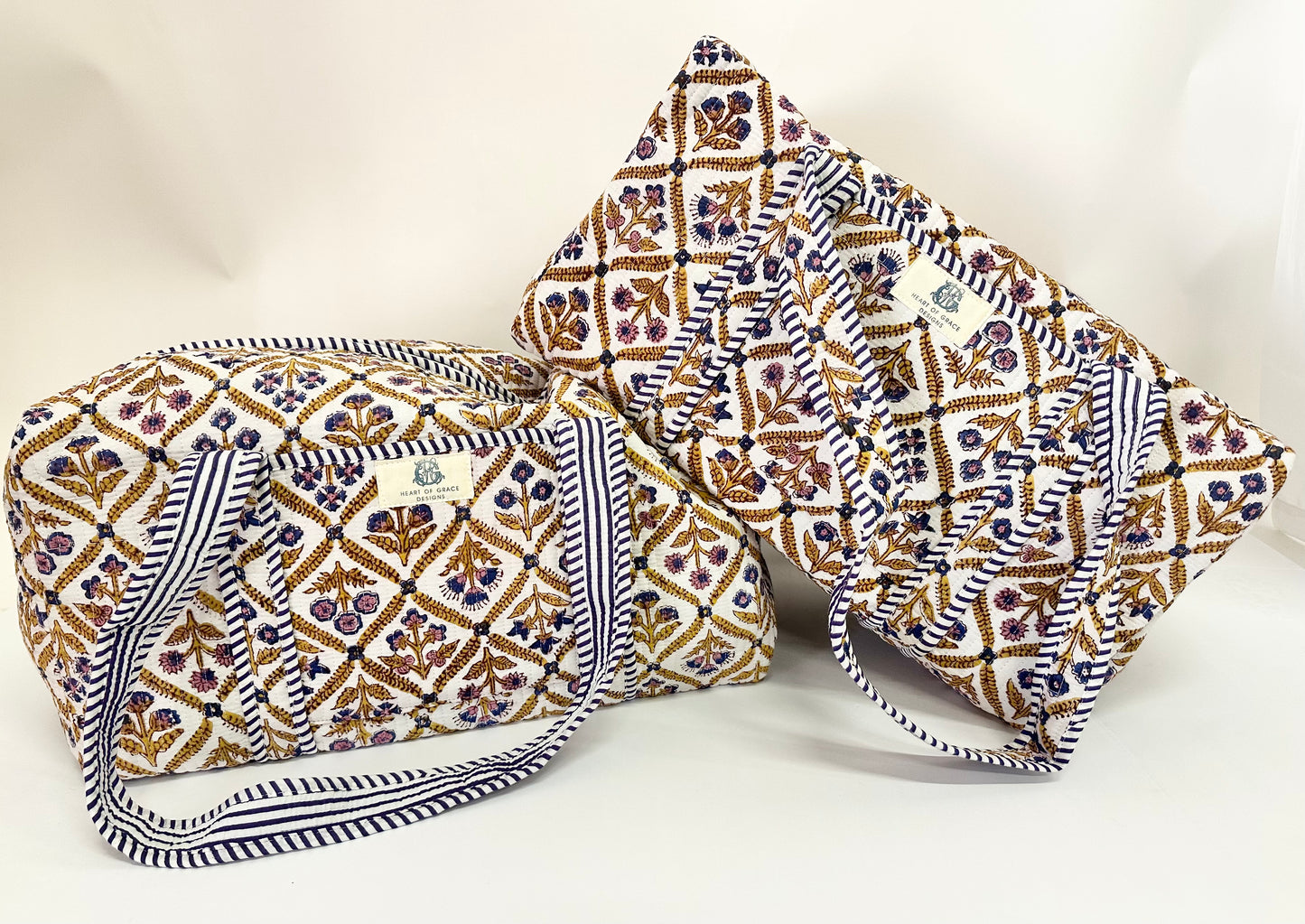 Moonlit | Large Quilted Duffel Bag