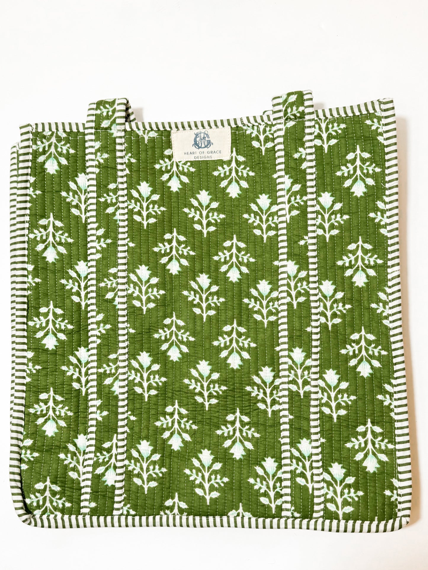 Emerald Bay | Regular Quilted Tote Bag