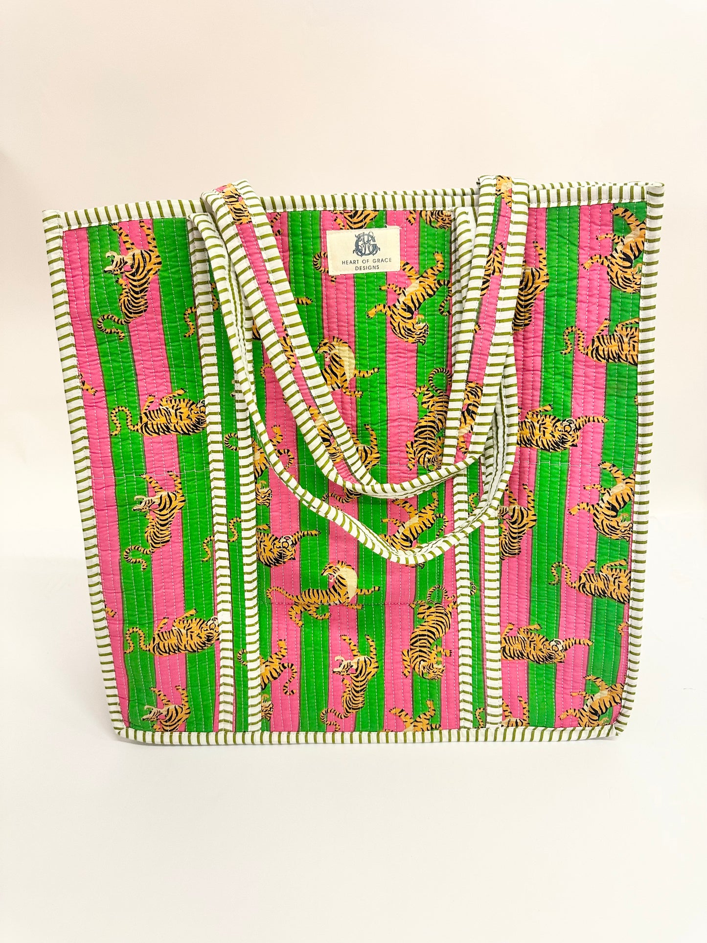 Melondrop| Large Quilted Tote