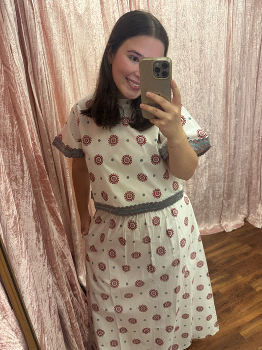 Alabama Medallion | Skirt Set | SAMPLE