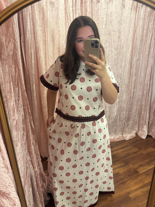 Georgia Medallion | Skirt Set | SAMPLE