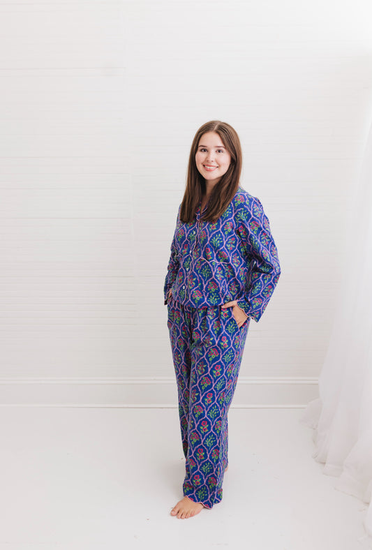 Midnight | Henley PJ Pant Set