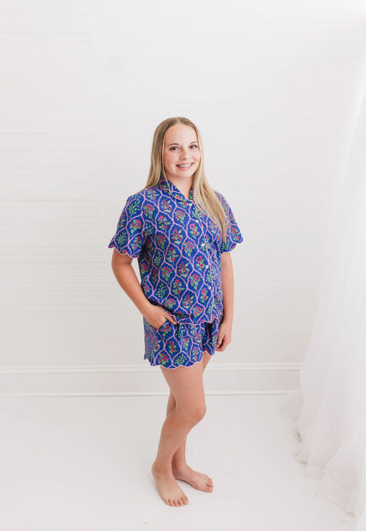 Midnight | Henley PJ Short Set