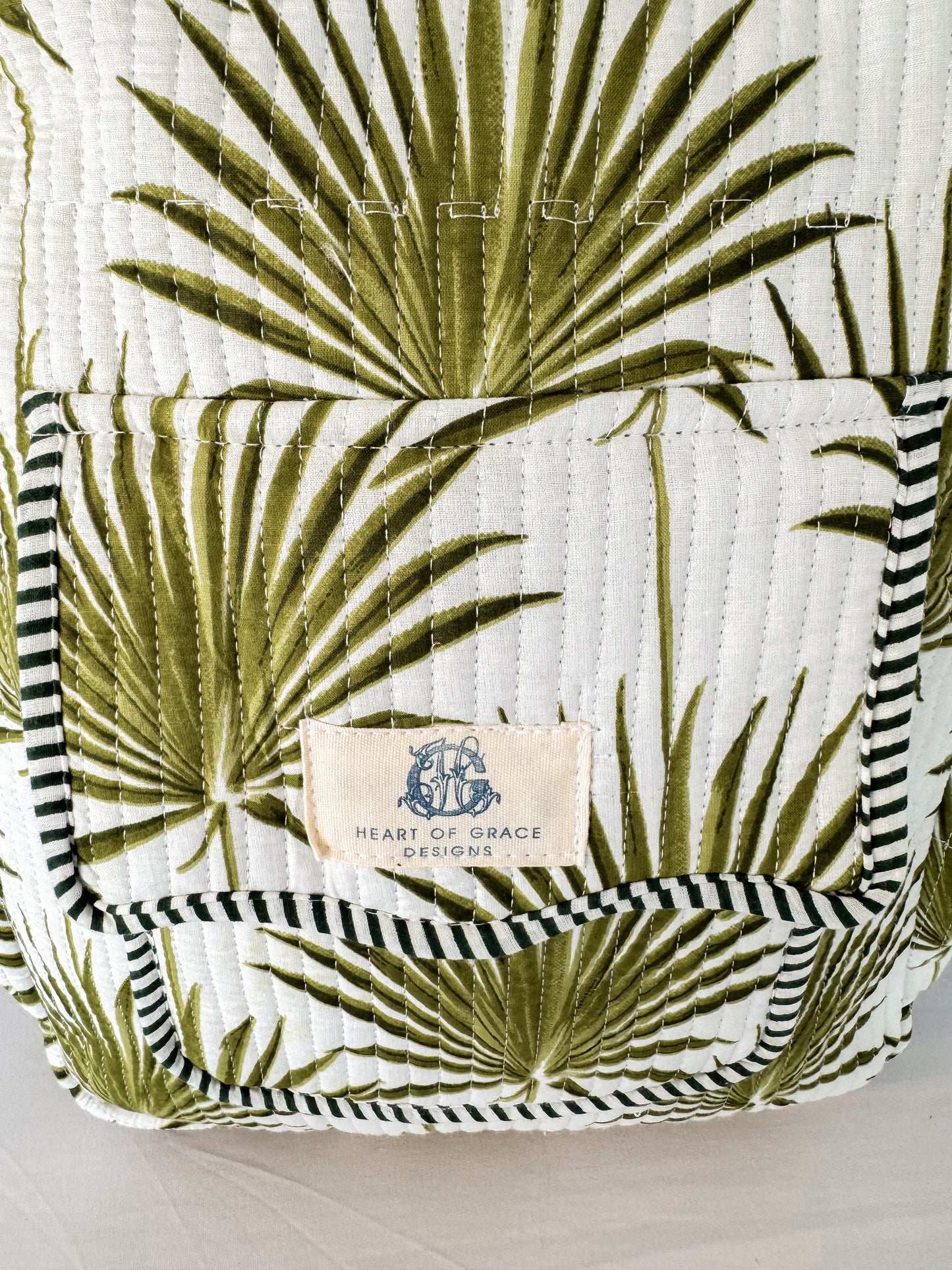 West Palm Scalloped Quilted Backpack