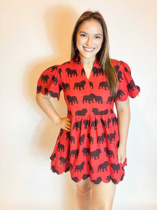 Bulldog Mini Dress