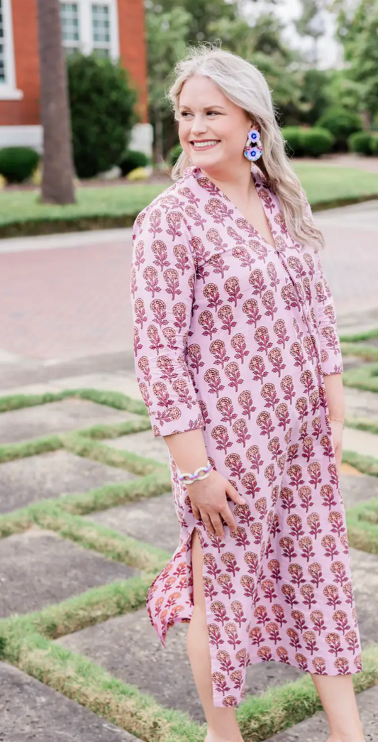 Purple Bloom | Caftan Dress