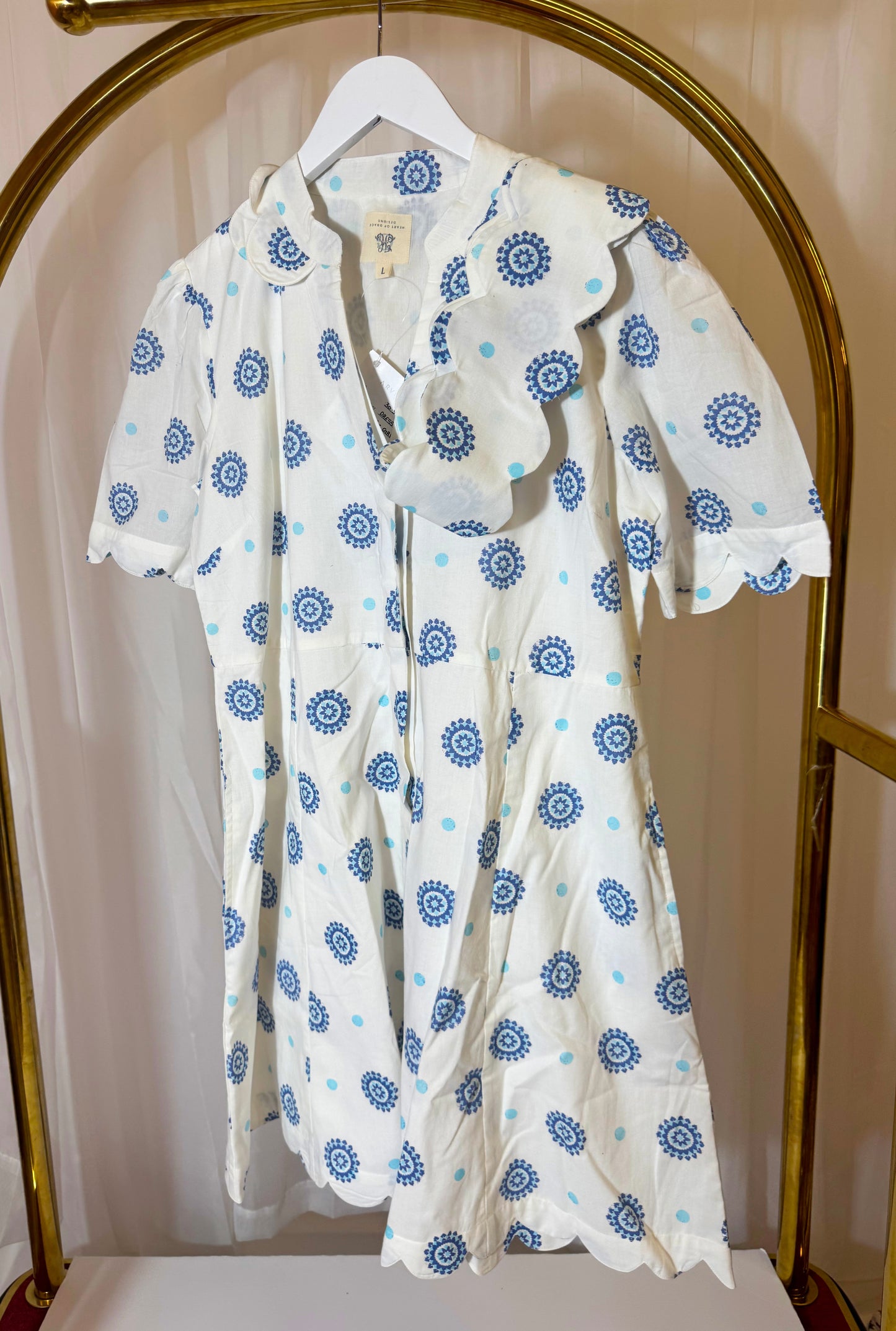 Blue Dot Grace Mini Dress