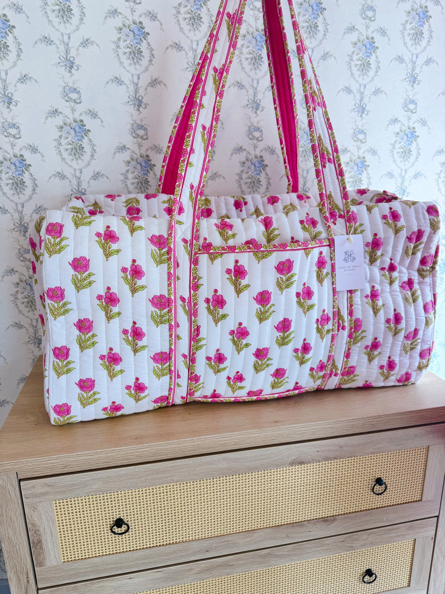 Magnolia Luxe | XL Quilted Duffle Bag