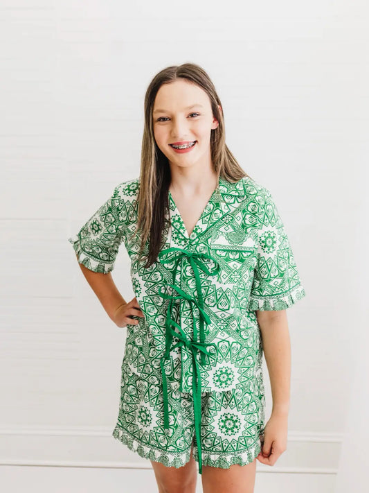 Evergreen Court | Laurel Pajama Short Set